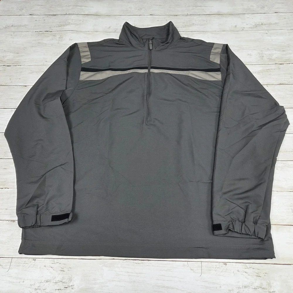 Nike‎ Golf The Keightley Classic 1/4 Zip Pullover Mens XL Gray 333111-008